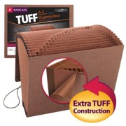 Smead 70318 TUFF Expanding File, Alphabetic (A-Z), 21 Pockets, Flap and Elastic Cord Closure, 12